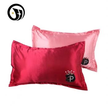 OEM ODM Custom Logo Printing Satin Sublimation Silk Pillows Covers Soft and Smooth Pillow Cases for Bed
