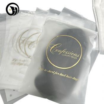 zipper sealing plastic bag plastic transparent bag clear frosted zipper bag