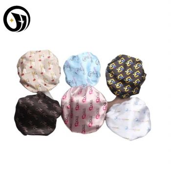 full logo circle bonnet