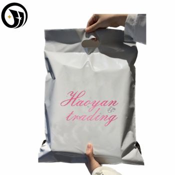 handle poly mail bag sing color print logo