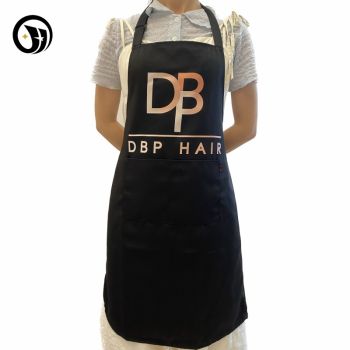 Waterproof Adjustable Apron Hairdressing Hair Cutting Barber Cape and Apron with Glitter Printing