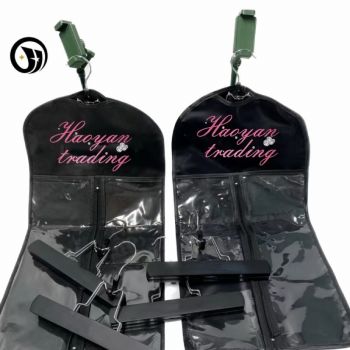 custom satin wig bag
